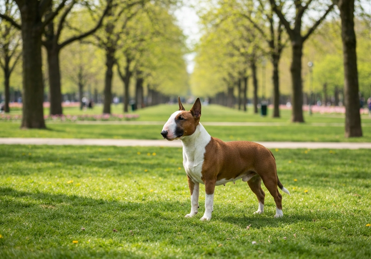 Healthy adult Bull Terrier